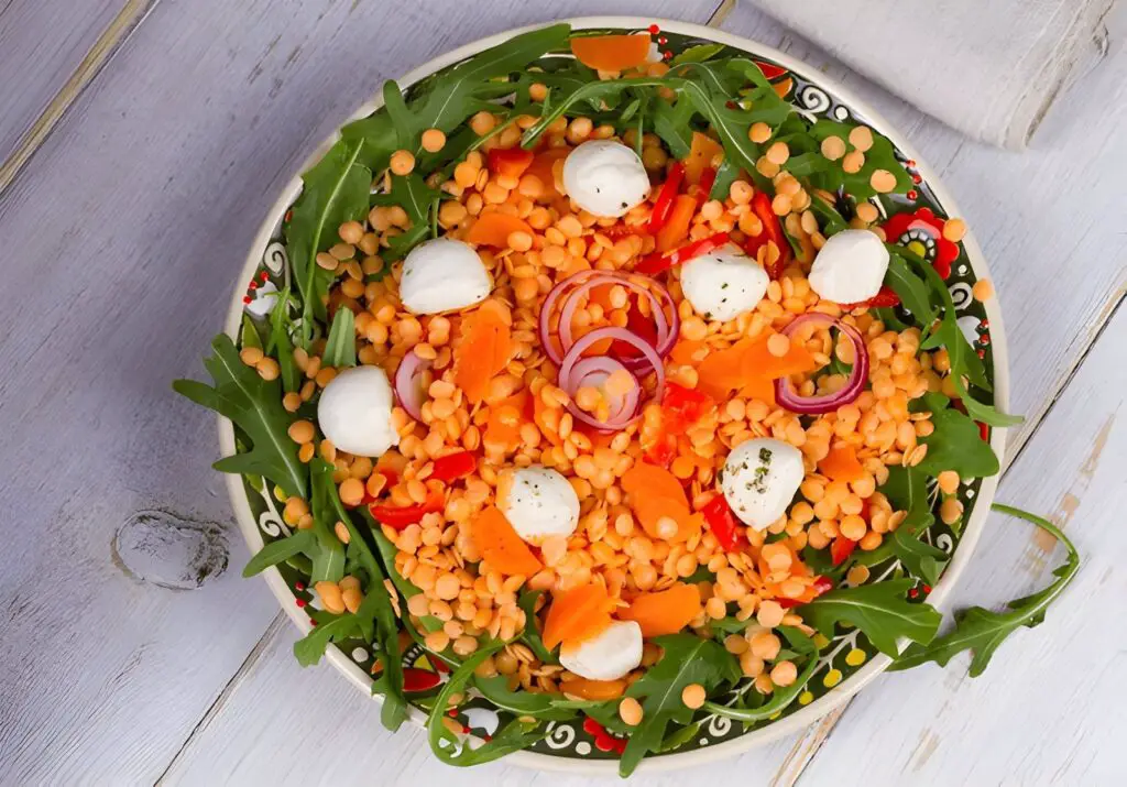 Red Lentil Salad