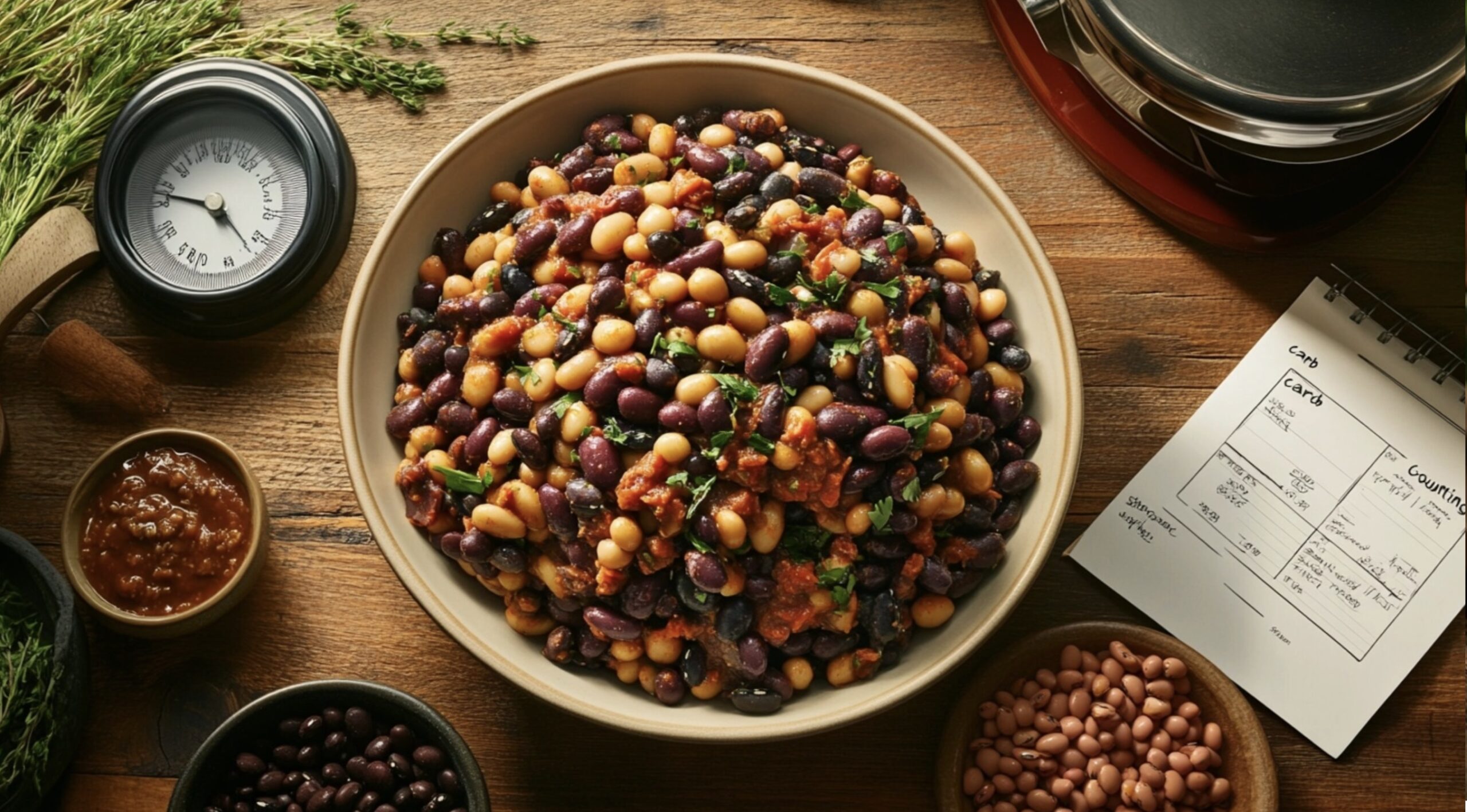 How to count carbs in calico beans