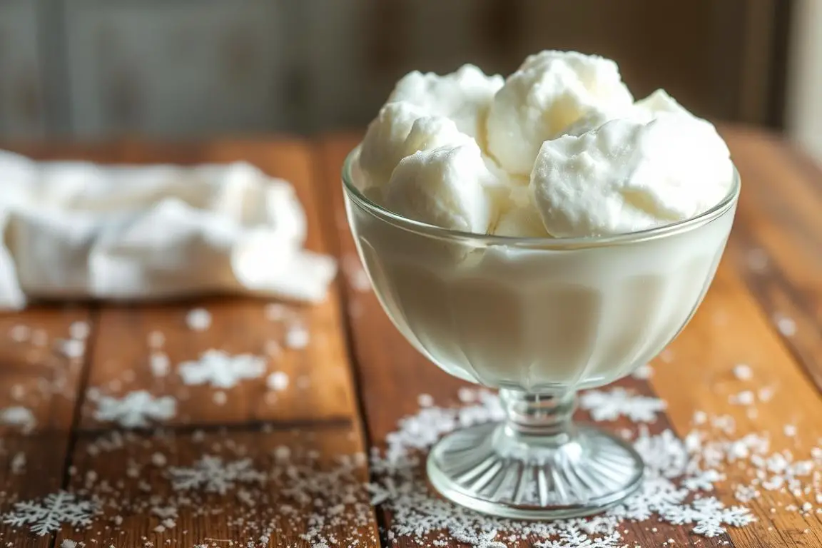 Homemade Snow Cream