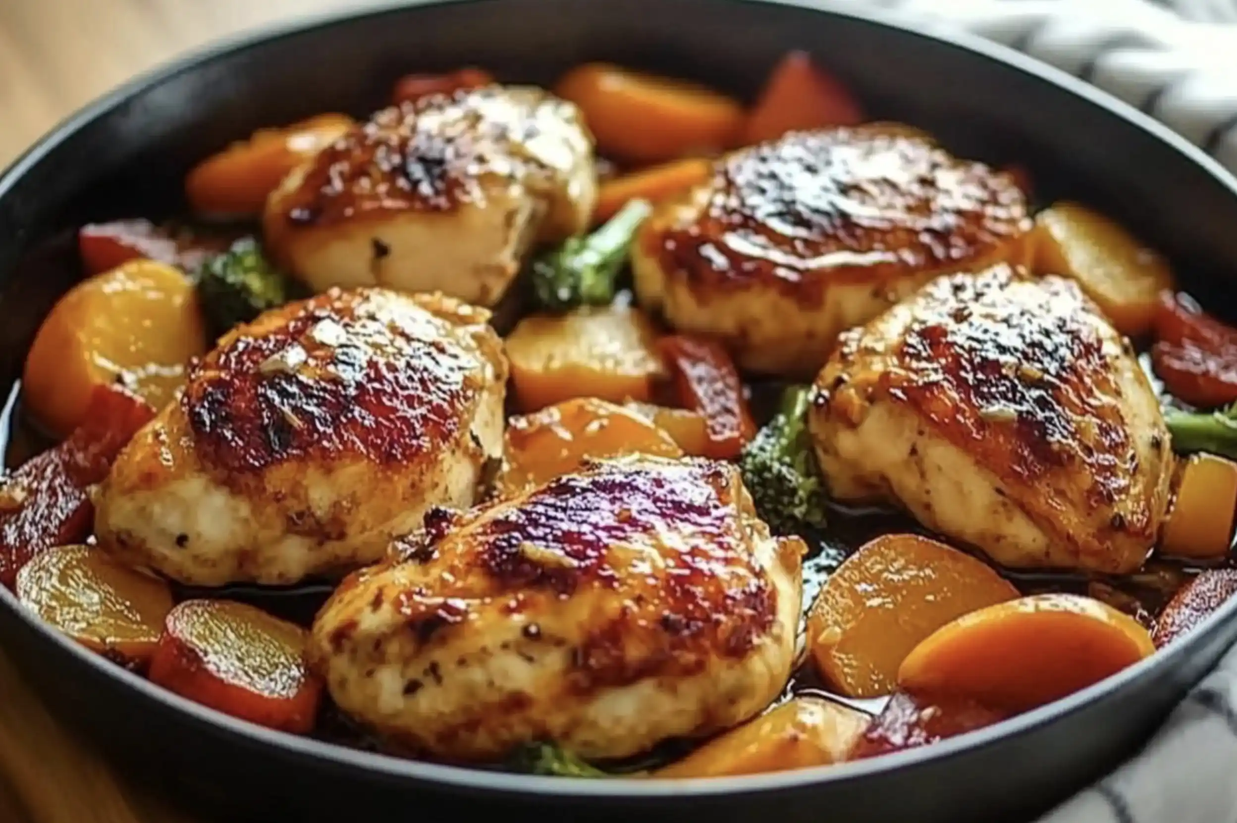 One-Pan Garlic Butter Chicken & Veggies