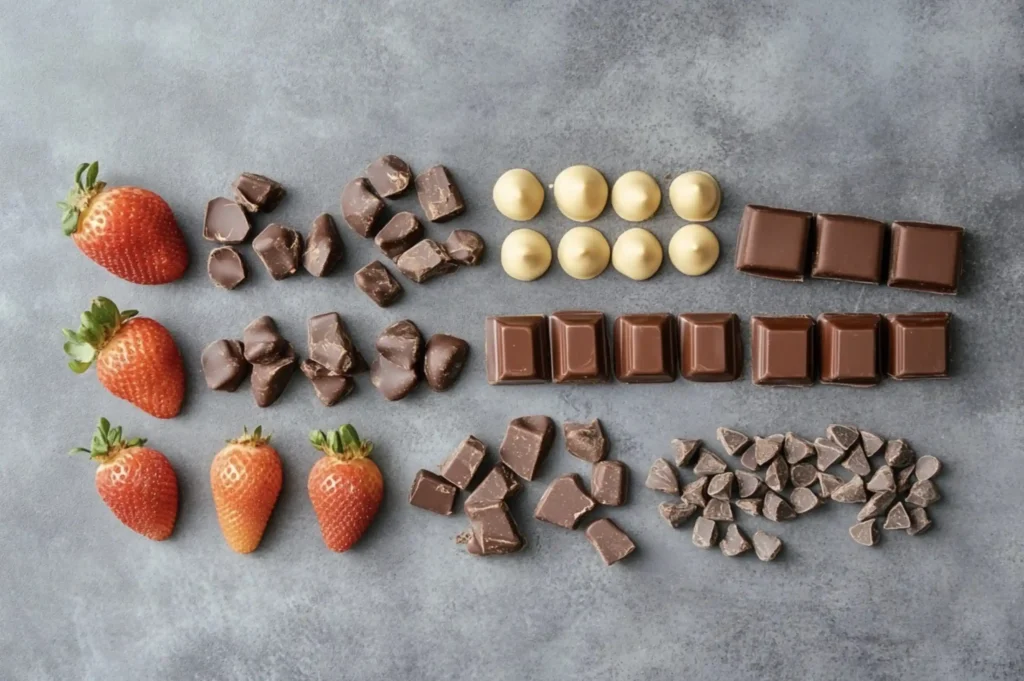 Recommended Chocolate Types of chocolate covered strawberries
