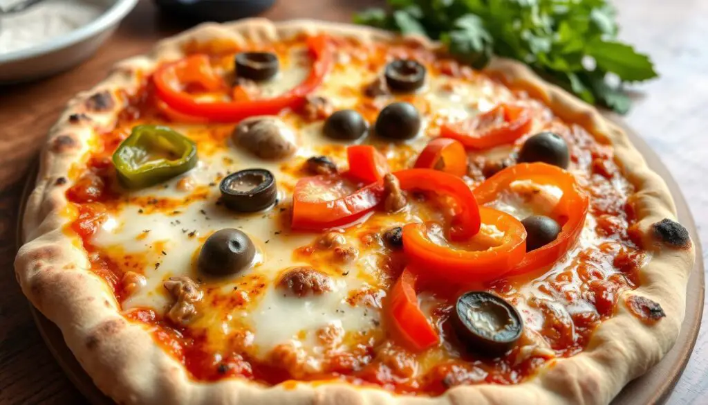 gluten free pizza Calories in Gluten-Free Pizza recipe