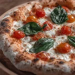 Same Day Sourdough Discard Pizza Dough Recipe artisan pizza with airy crust and fresh toppings